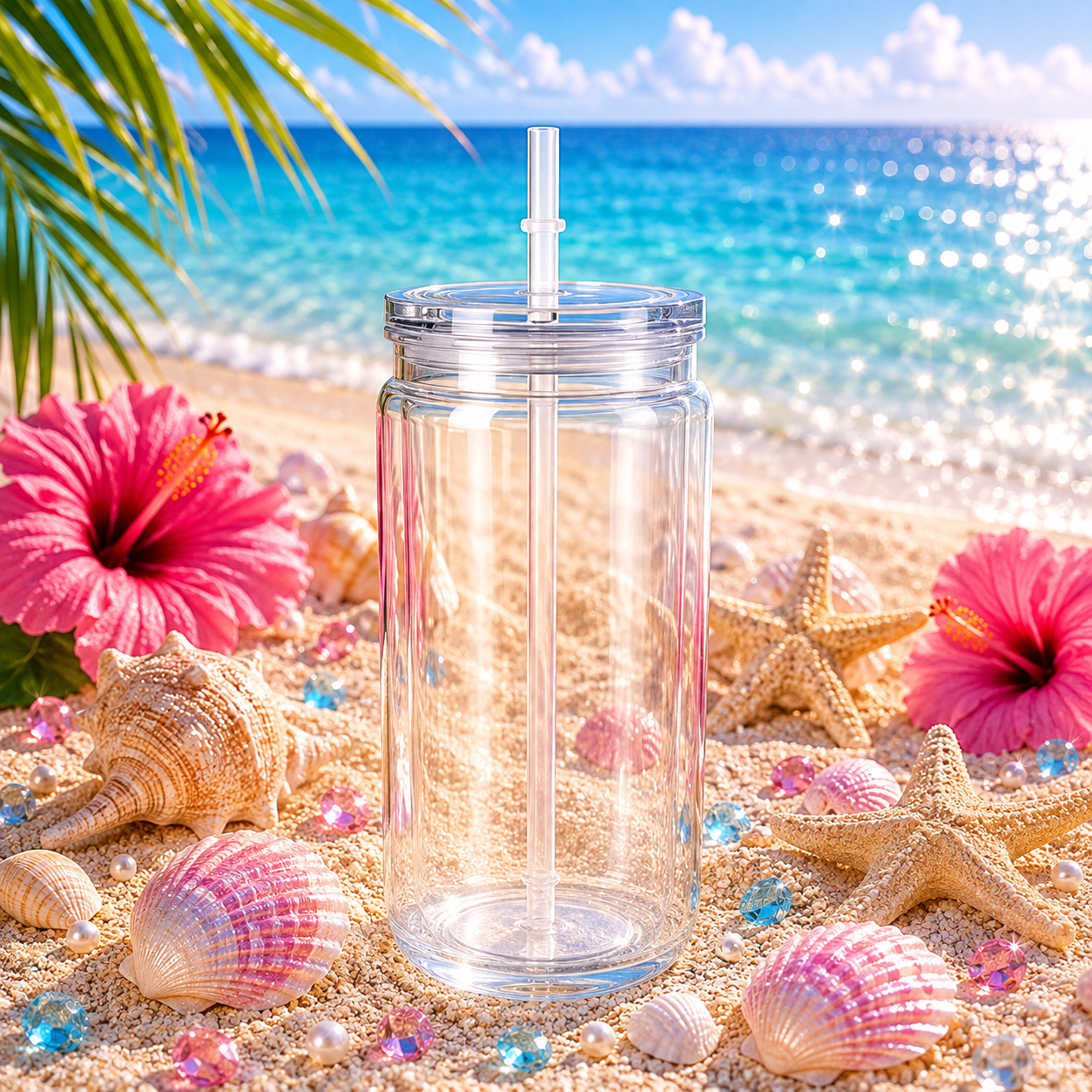 16oz Snow Globe Cup